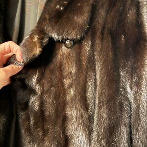Fabulous Furs Luxurious Dark Brown Teddy Jacket